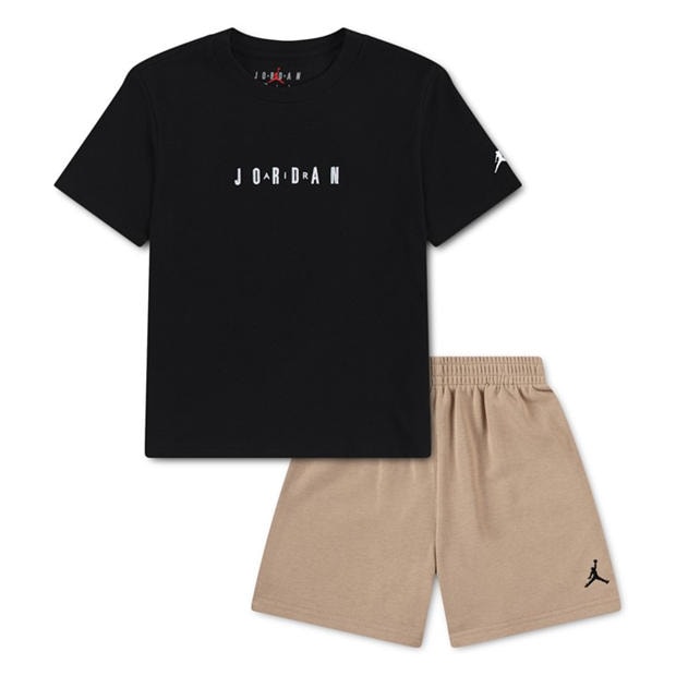 Black/Hemp - Air Jordan - Kids' Clothing T-Shirt