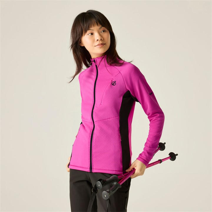 Dare 2B Women's Extrmpnk/Blk Emerging Iii Midlayer in Size 8, Sports Direct