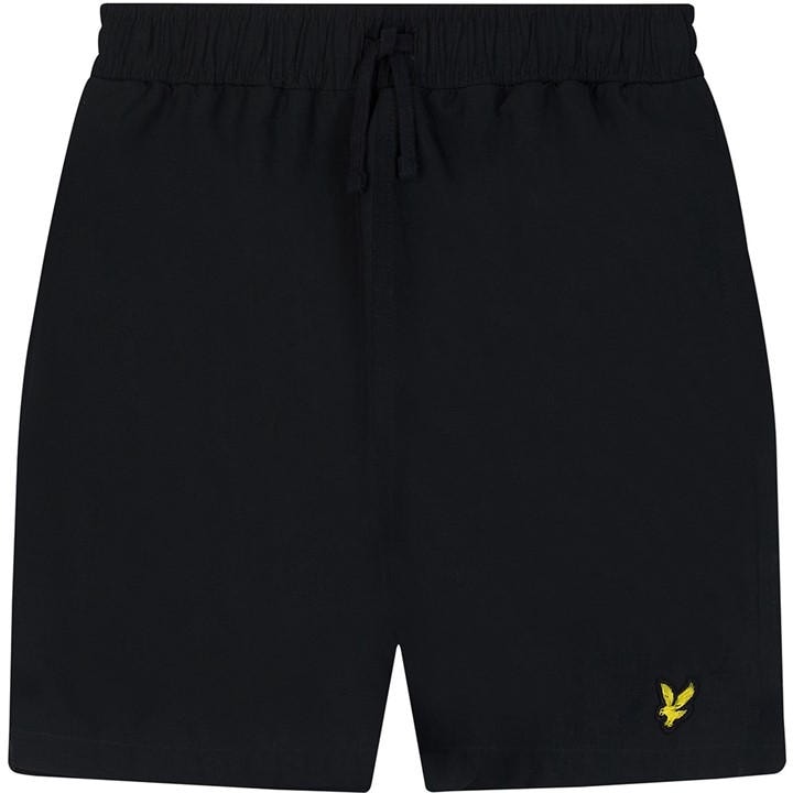 Lyle And Scott Boys Black Golden Eagle Swim Shorts Juniors