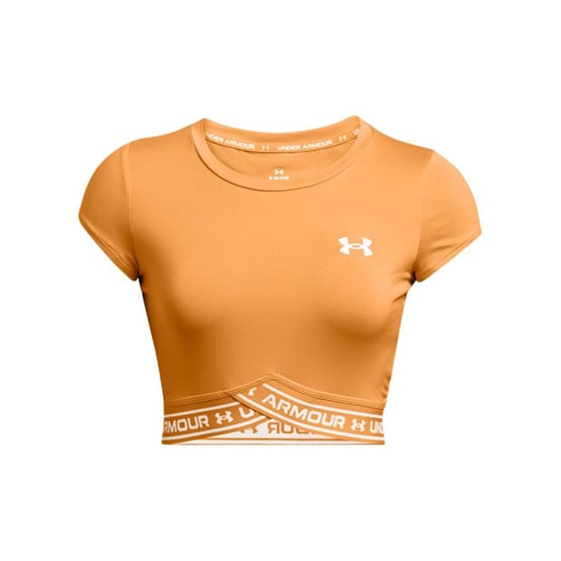 Оранжево - Under Armour - Cross Crop Top