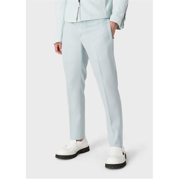 Emporio Armani Men's Blue Trousers