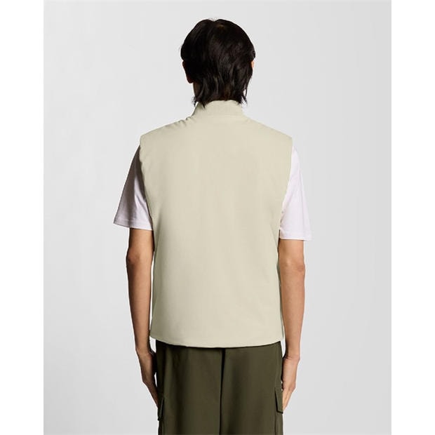 Brown - Lyle and Scott - Quilted Shell Gilet