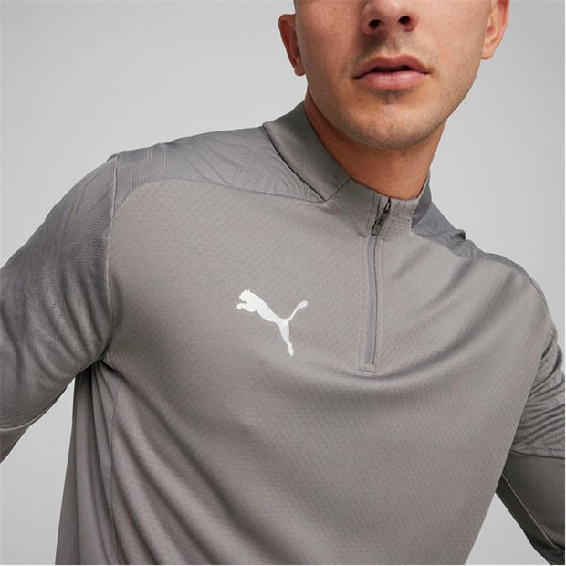 Сиво - Puma - TeamFINAL Training 1/4 Zip Top