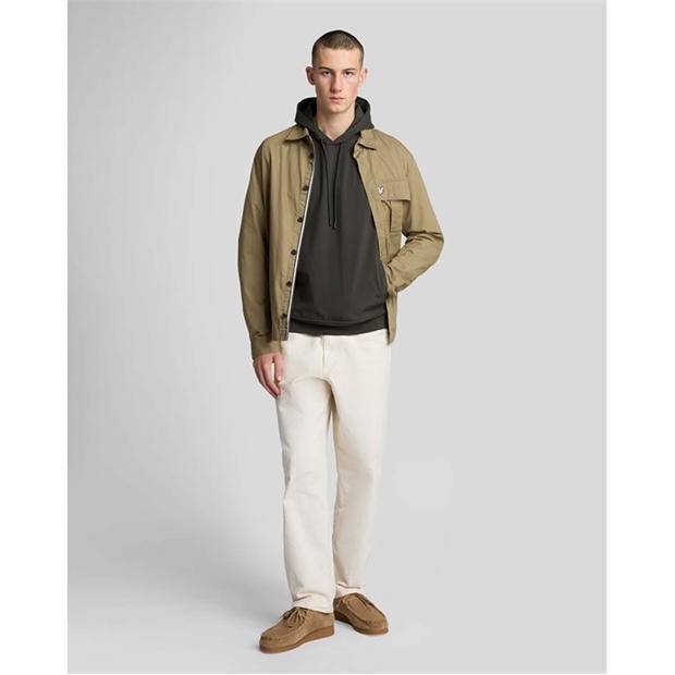 Grey - Lyle and Scott - Softshell Hybrid Pullover Hoodie