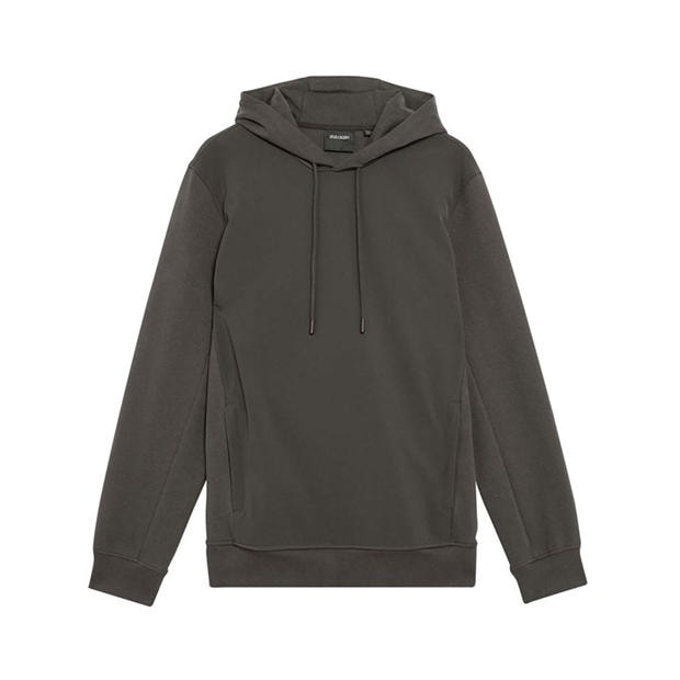 Grey - Lyle and Scott - Softshell Hybrid Pullover Hoodie