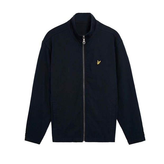 Blue - Lyle and Scott - High Neck Twill Jacket