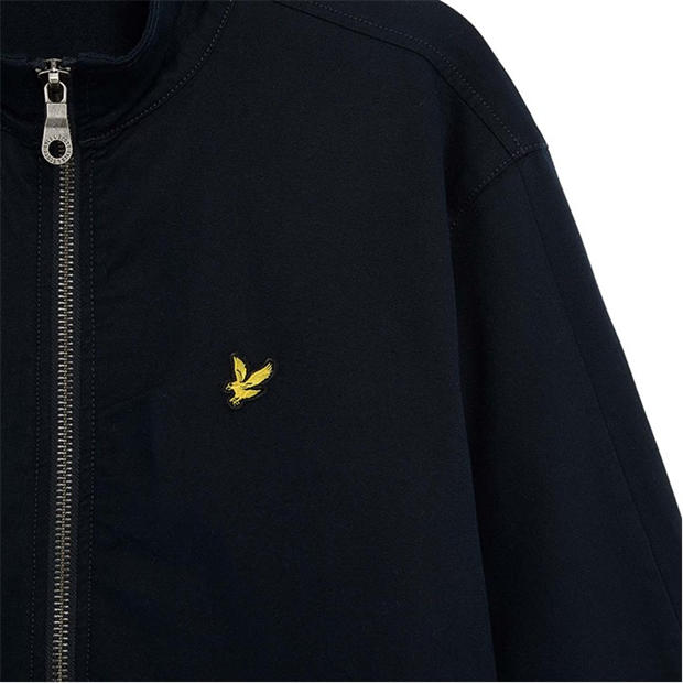 Blue - Lyle and Scott - High Neck Twill Jacket