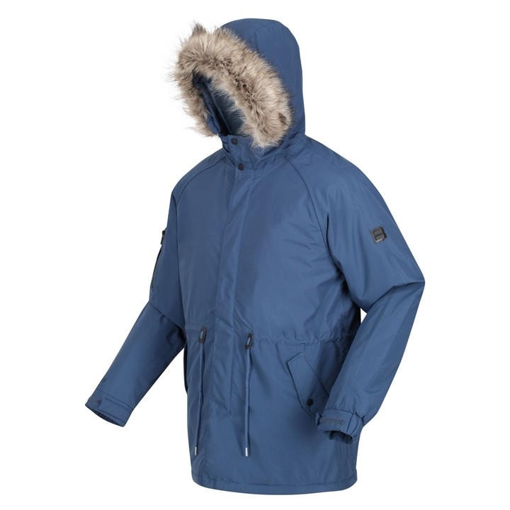 Regatta Men's Blue Salinger Iii Waterproof Jacket in Size M, Sports Direct