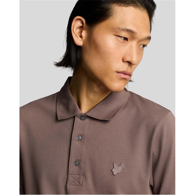 Purple - Lyle and Scott - Superfine Cotton Polo Shirt