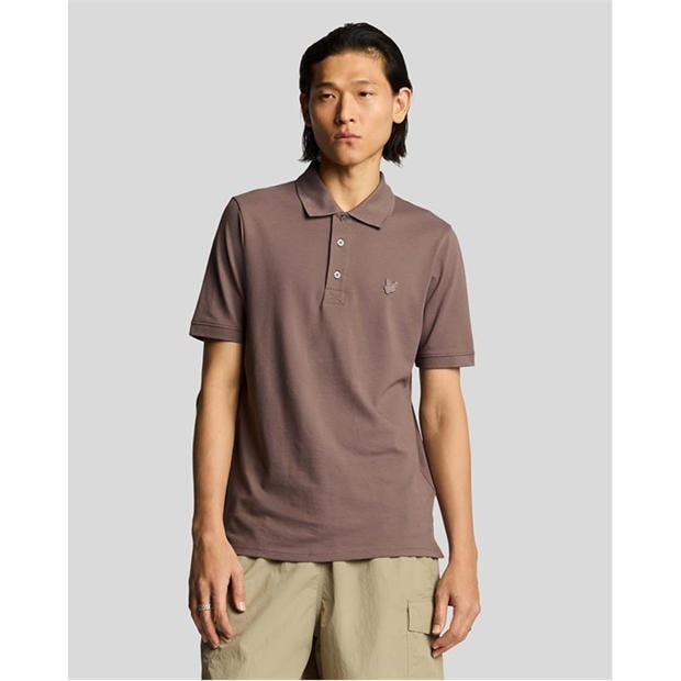 Purple - Lyle and Scott - Superfine Cotton Polo Shirt