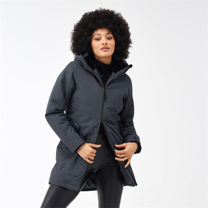 Regatta Women's Grey Voltera Iv Waterproof & Heated Jacket in Size 16, Sports Direct
