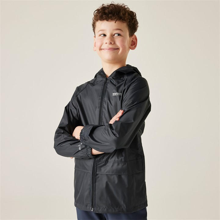 Regatta Girls Blue Kids Stormbreak Waterproof Jacket C15-C16