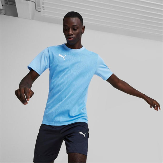 Синьо - Puma - Puma Teamfinal Training Jersey T-Shirt Mens