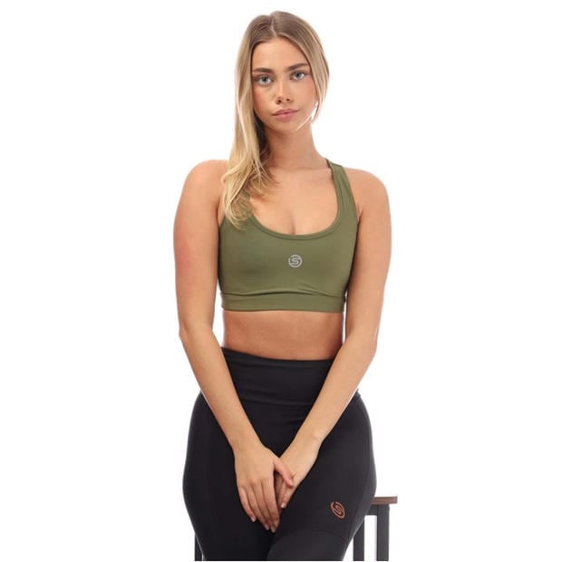 Khaki - Skins - Series-3 Active Bra