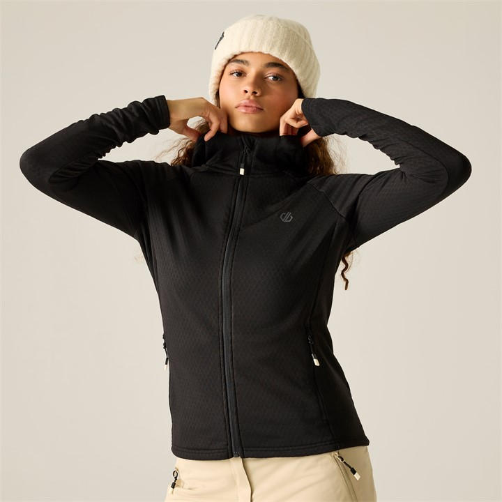 Dare 2B Women's Black Ventura Hooded Fleece in Size 20, Sports Direct