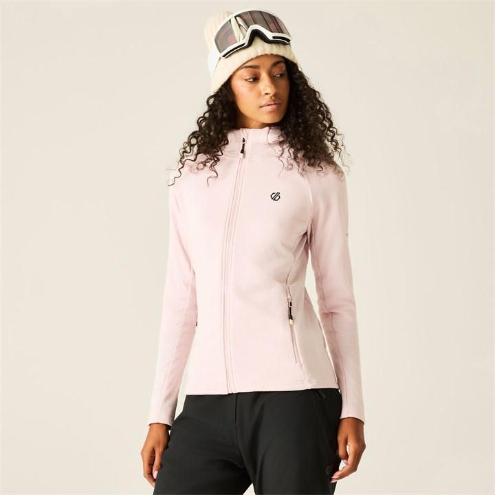 Dare 2B Women's Pink Ventura Hooded Fleece in Size 14, Sports Direct