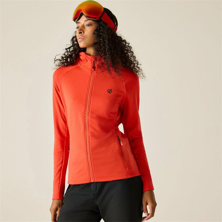 Dare 2B Women's Red Ventura Hooded Fleece in Size 18, Sports Direct