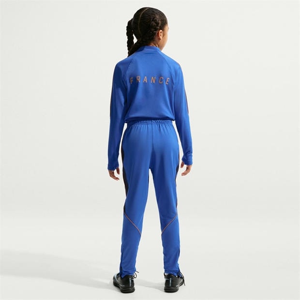 Blue/Orange - Nike - Kids' France International Licensed Drill Top