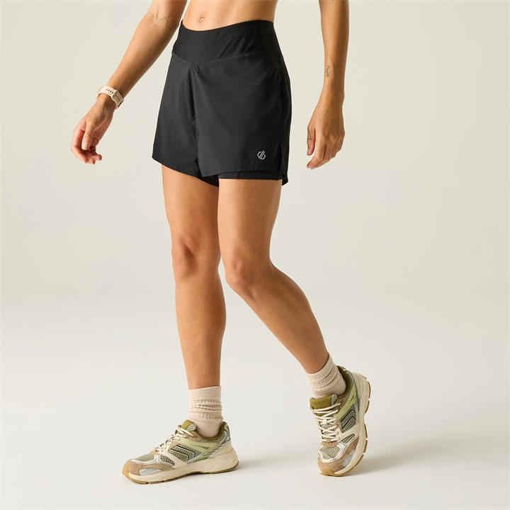 Dare 2B Women's Nimble High-Waisted Walking Shorts - Black - 18 - Image 4