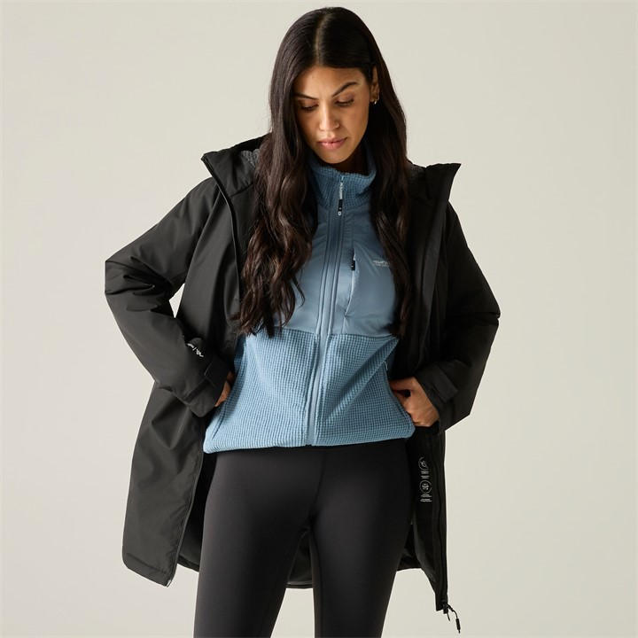 Regatta Women's Black Mabrie Waterproof Jacket in Size 12, Sports Direct