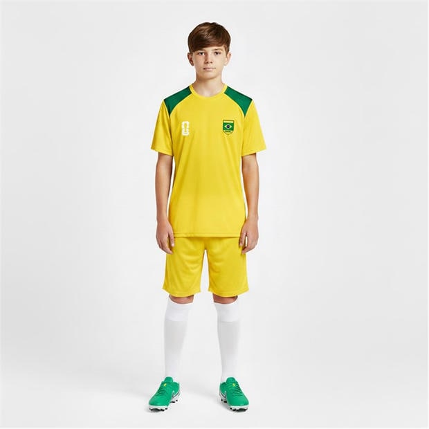 Yellow - FIFA - Kids Brazil FIFA World Cup 2026 Short Sleeve T-Shirt