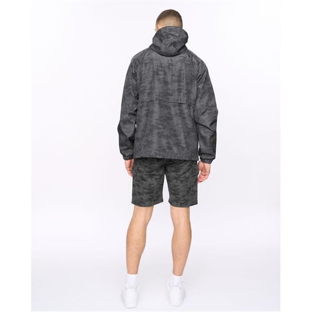 Black - Crosshatch - Janscore Allover Print Jacket