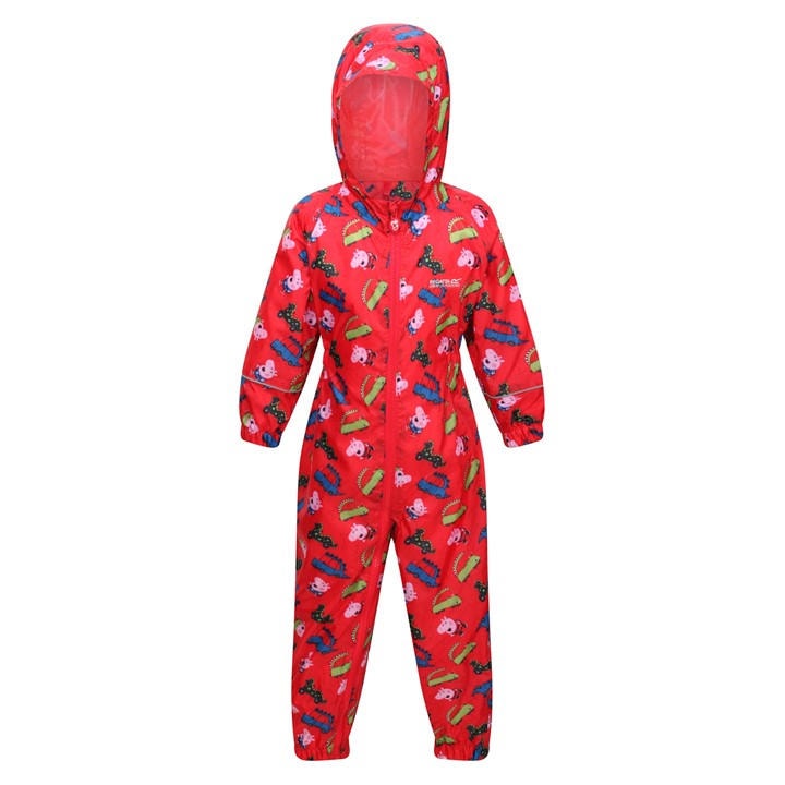 Regatta  Kids Purple Peppa Pobble Long Sleeve Waterproof Jacket in Size 5 - 6 Years, Sports Direct