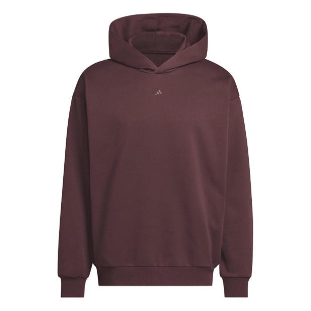 Red - adidas - Basketball Fleece Hoodie (Gender Neutral)