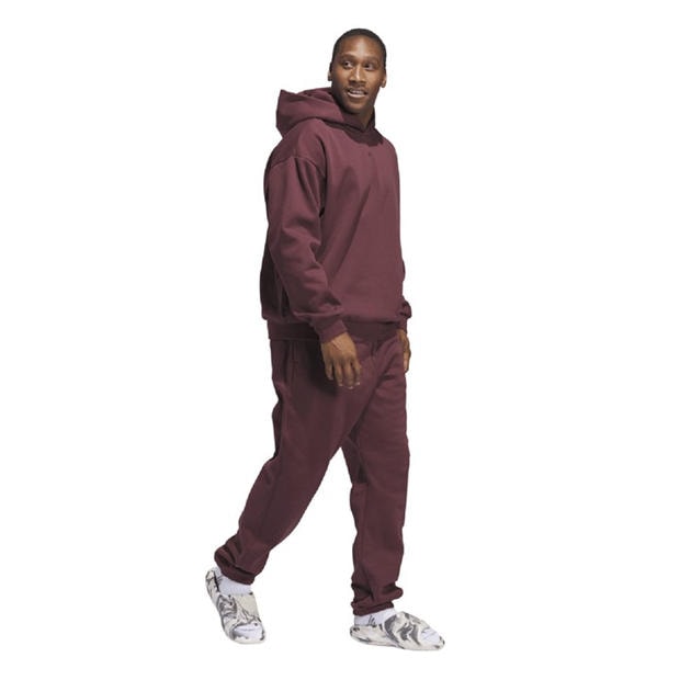 Red - adidas - Basketball Fleece Hoodie (Gender Neutral)