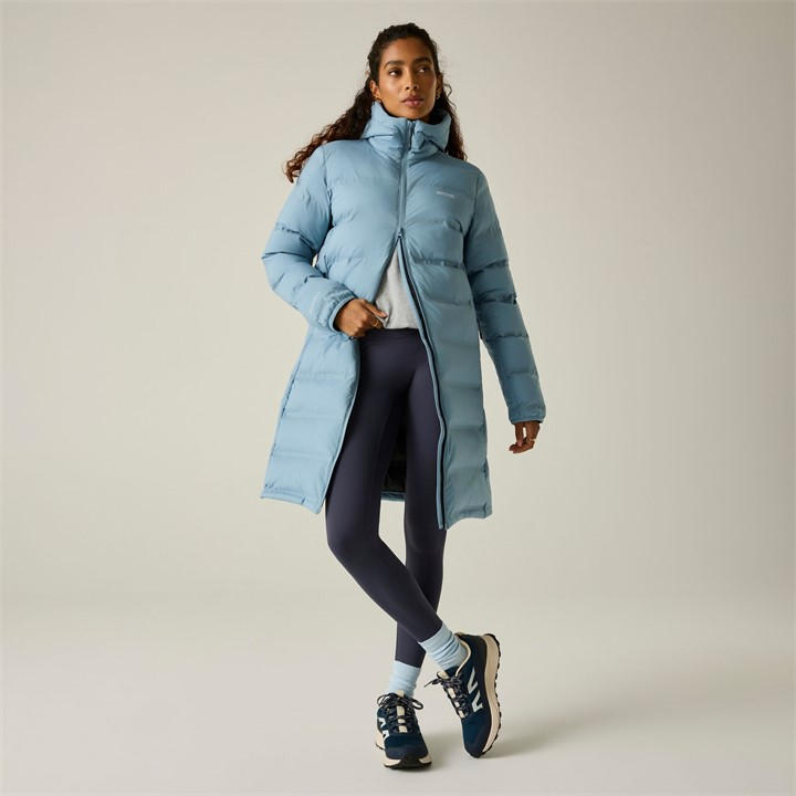 Regatta Women's Altoro Thermal Longline Jacket Blue Size 8 - Image 4