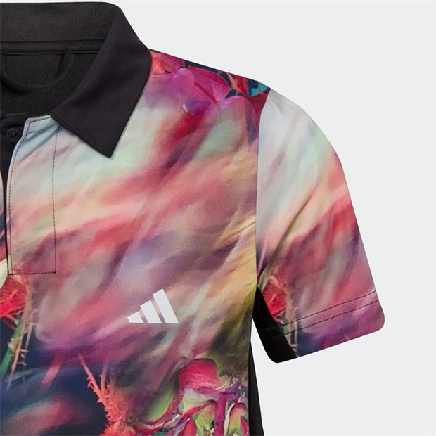 Multicolor / Black - adidas - Melbourne Tennis Polo Shirt Kids