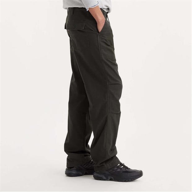 Black - Levis - Loose Straight Surplus Pants