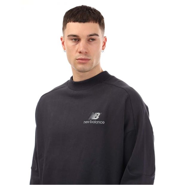 Navy - New Balance - Archive French Terry Crewneck Sweatshirt