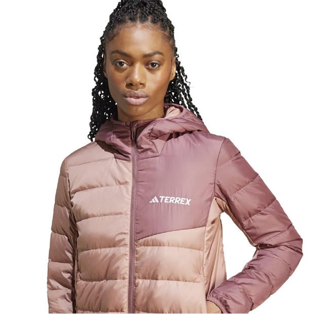 Beige - adidas - Terrex Multi Light Down Hooded Jacket
