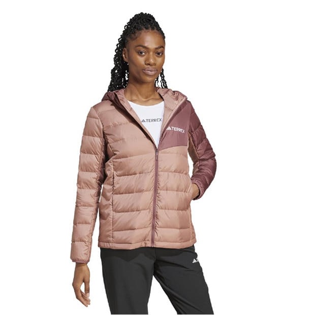 Beige - adidas - Terrex Multi Light Down Hooded Jacket