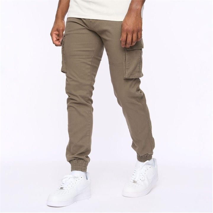 Crosshatch Men's Green Frentons Cargo Pant in Size L, Sports Direct