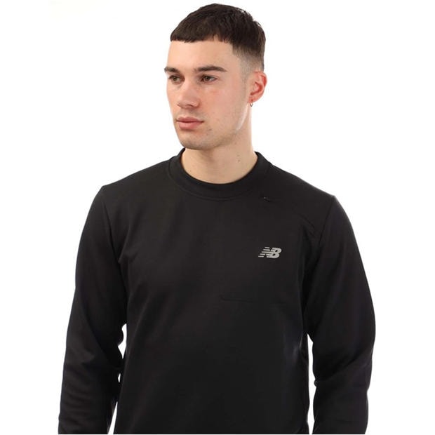 Black - New Balance - Tech Knit Crewneck Sweatshirt