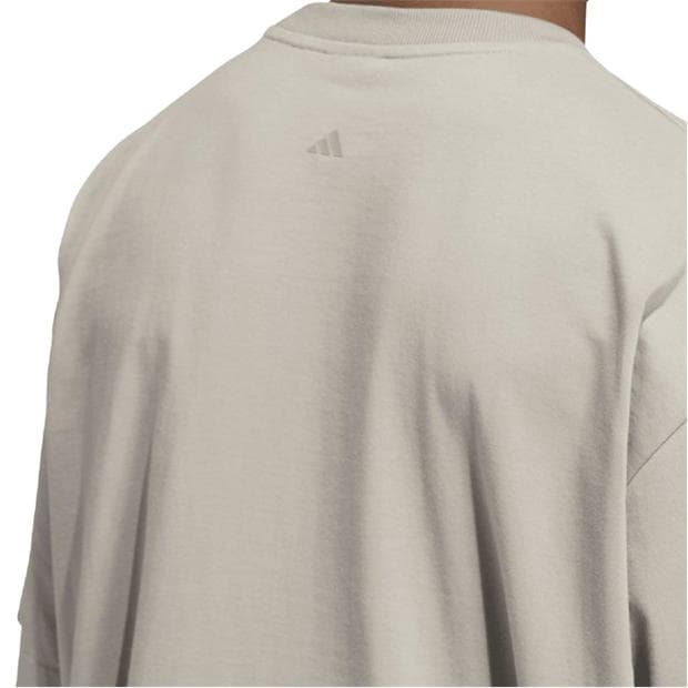 Beige - adidas - Basketball T-Shirt (Gender Neutral)