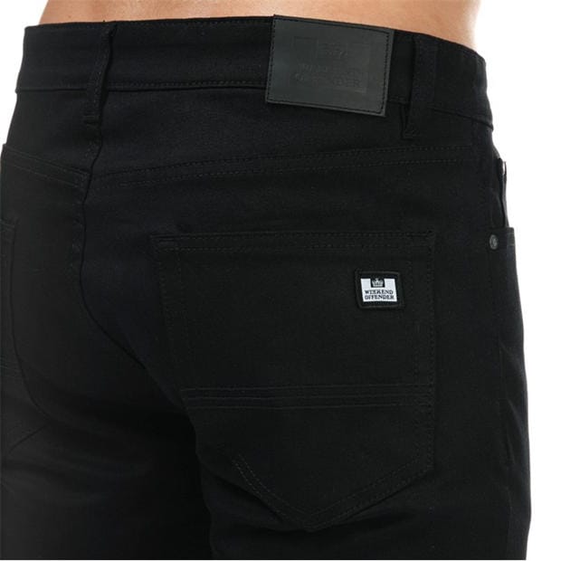 Black - Weekend Offender - Tapered Fit Jeans