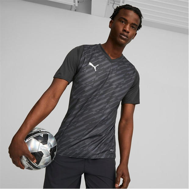 Черно - Puma - Puma Teamultimate Jersey T-Shirt Mens