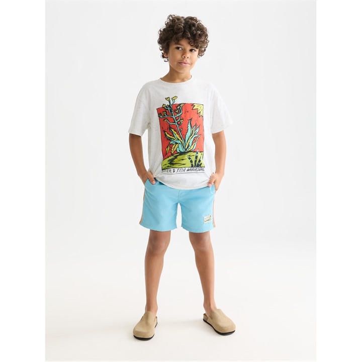 Scotch And Soda Boys Blue Kids' Swim Shorts in Size 9 - 10 Years, Sports Direct