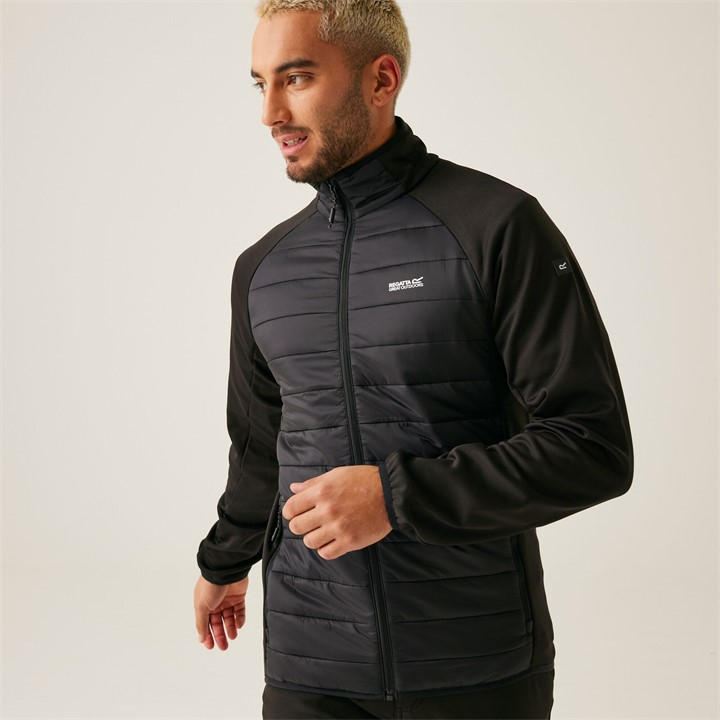 Regatta Men's Black Clumber Iv Hybrid Jacket Medium