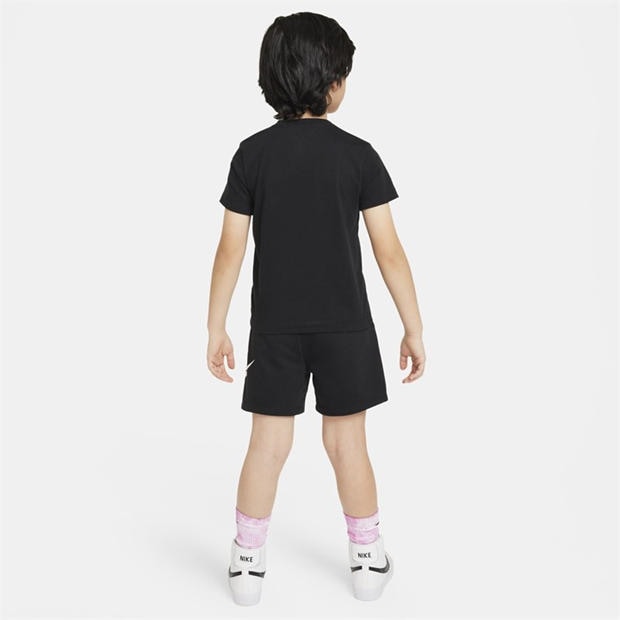 Черно - Nike - Club Short Set Infants