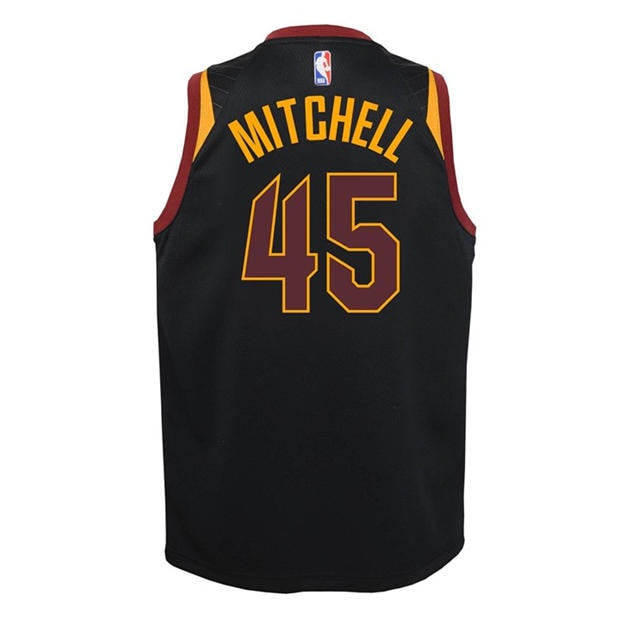 Black - Nike - Cleveland Cavaliers Mitchell #45 Jersey