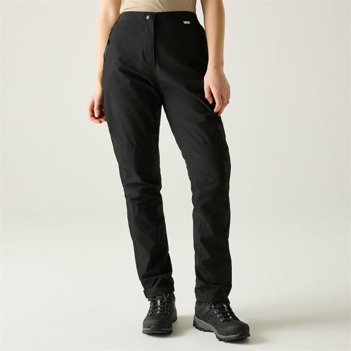 Regatta Women's Black Highton Waterproof Overtrouser (Regular), Sports Direct
