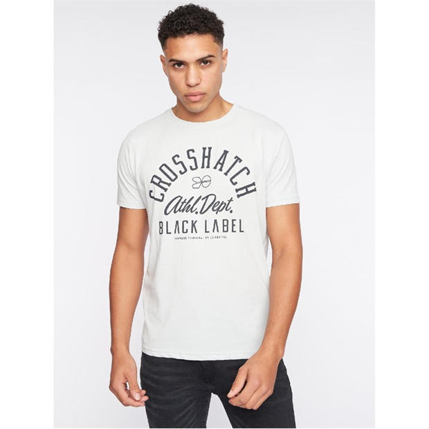 Multi colour - Crosshatch - 5 Pack of Luckmoore Printed T-Shirts