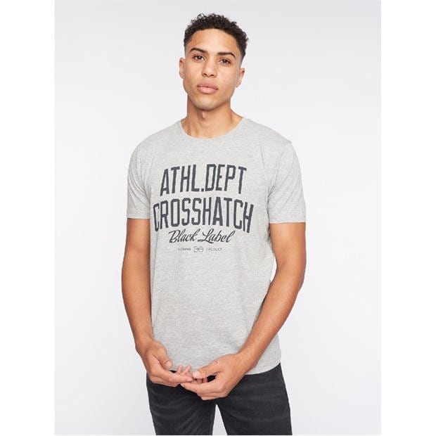 Multi colour - Crosshatch - 5 Pack of Luckmoore Printed T-Shirts