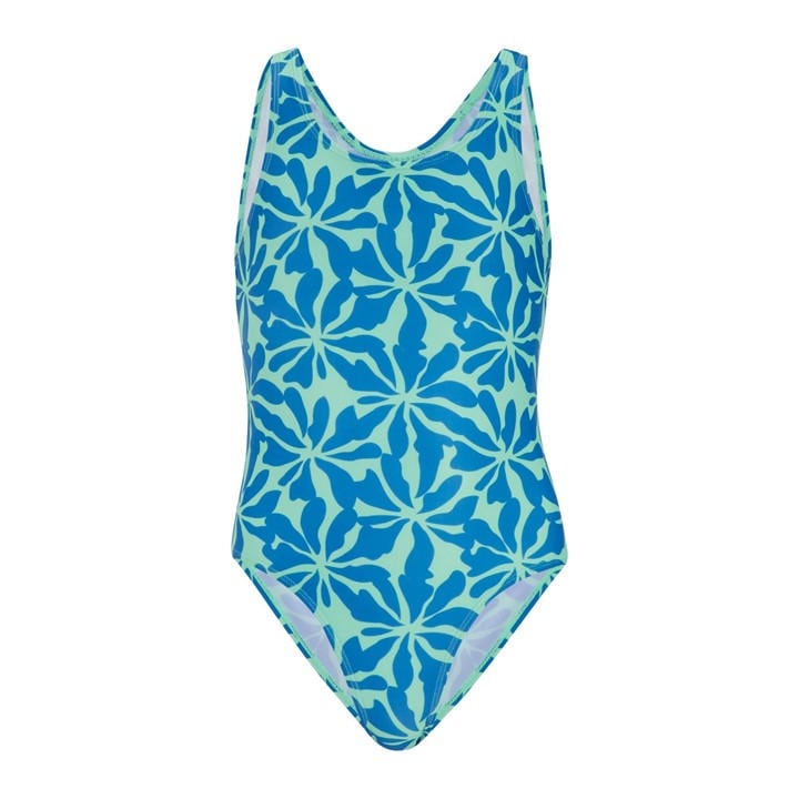 Regatta  Kids Sonblufloral Kids Katrisse Stretch Swimwear in Size 13 Years, Sports Direct