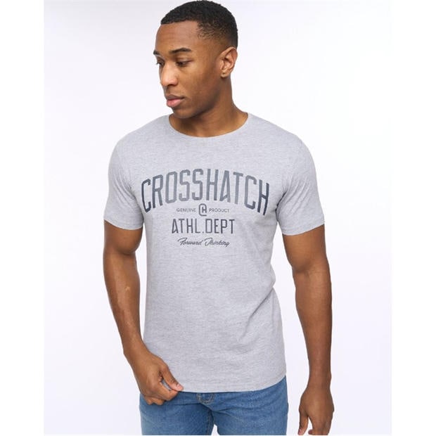 Multi colour - Crosshatch - 5 Pack of College Theme Print T-Shirts