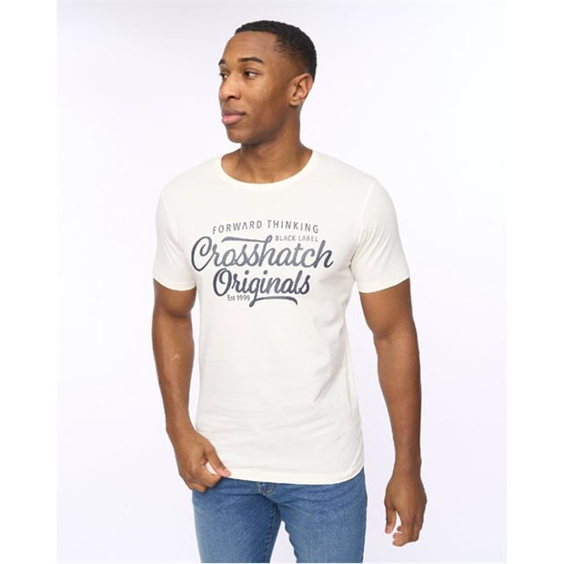 Multi colour - Crosshatch - 5 Pack of College Theme Print T-Shirts